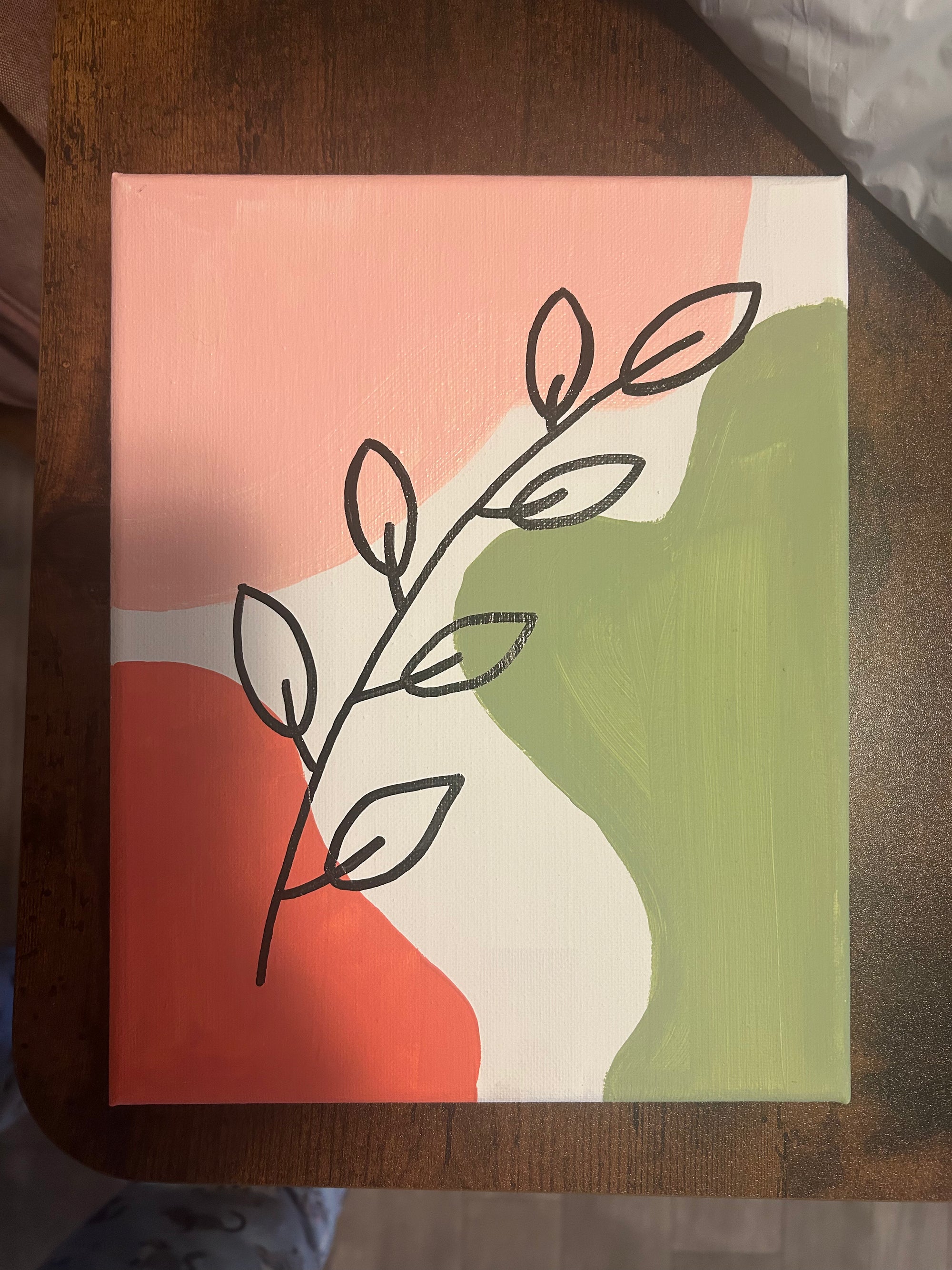color block leaf