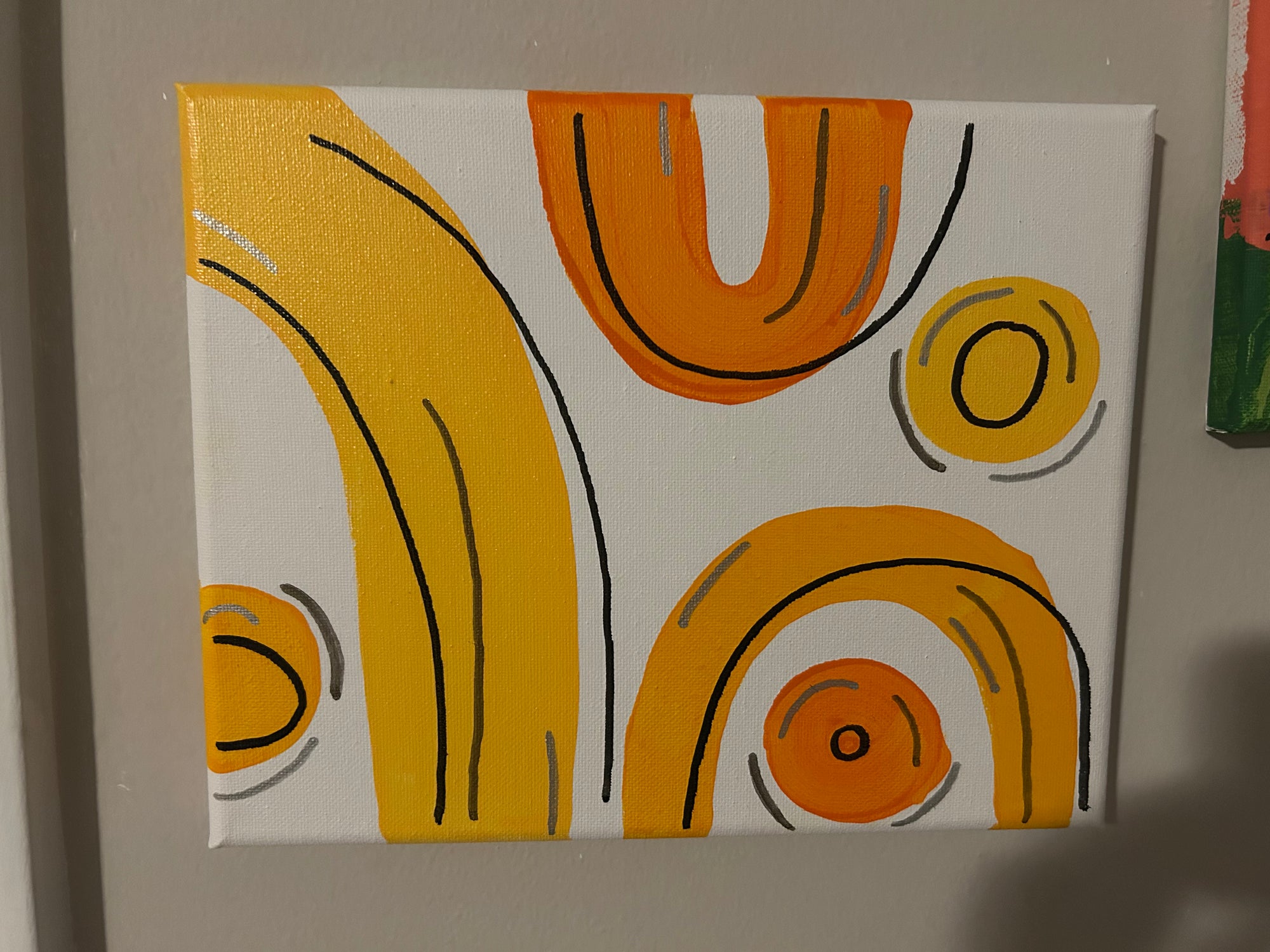 monochrome color block - yellow