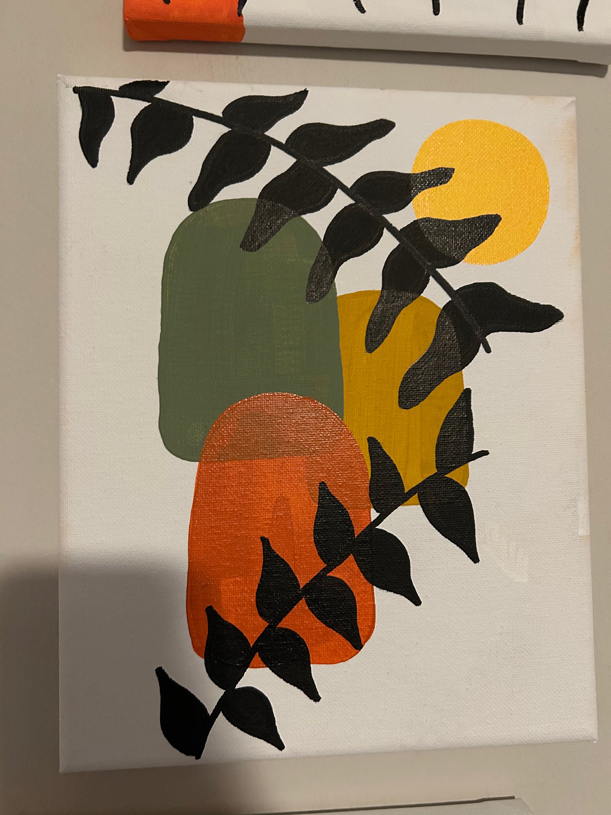 western floral color block