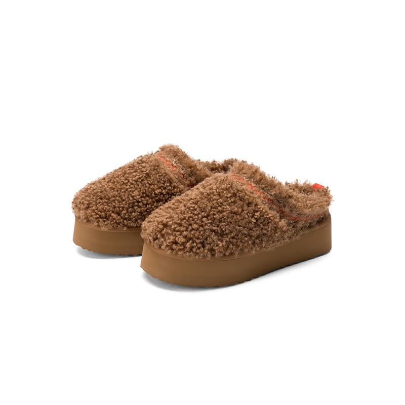 Dream Pairs Platform Fuzzy Slippers Clog