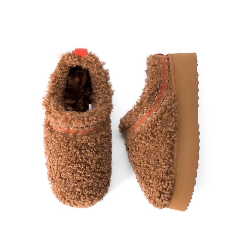 Dream Pairs Platform Fuzzy Slippers Clog