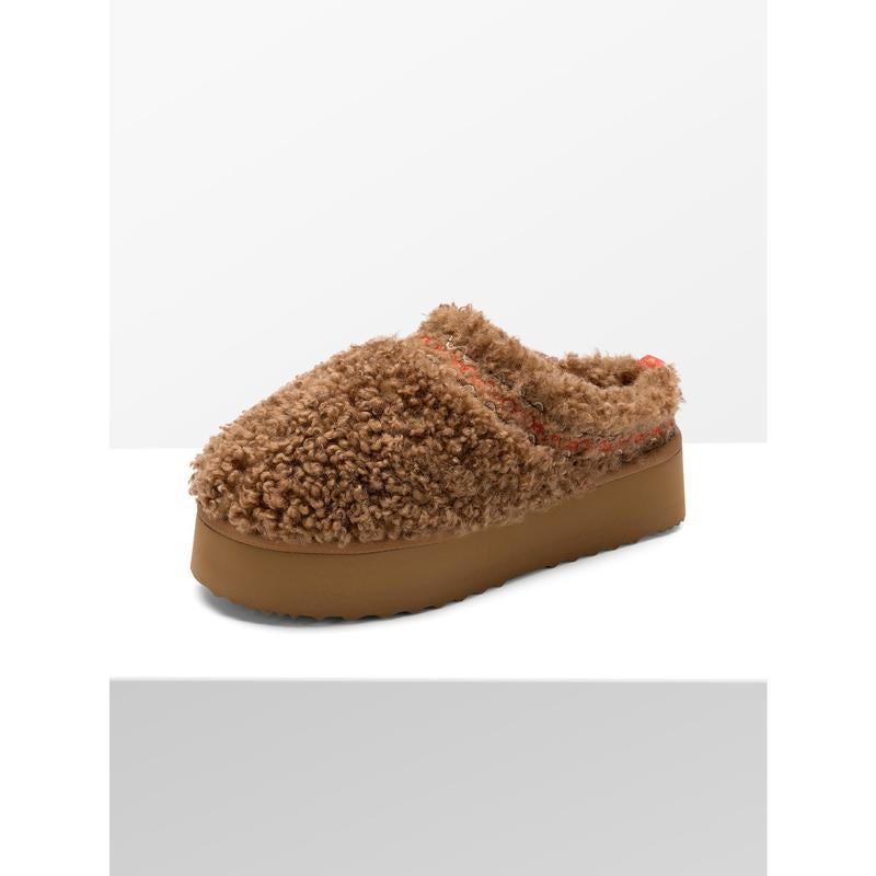 Dream Pairs Platform Fuzzy Slippers Clog