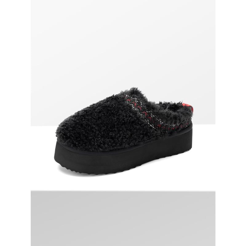 Dream Pairs Platform Fuzzy Slippers Clog