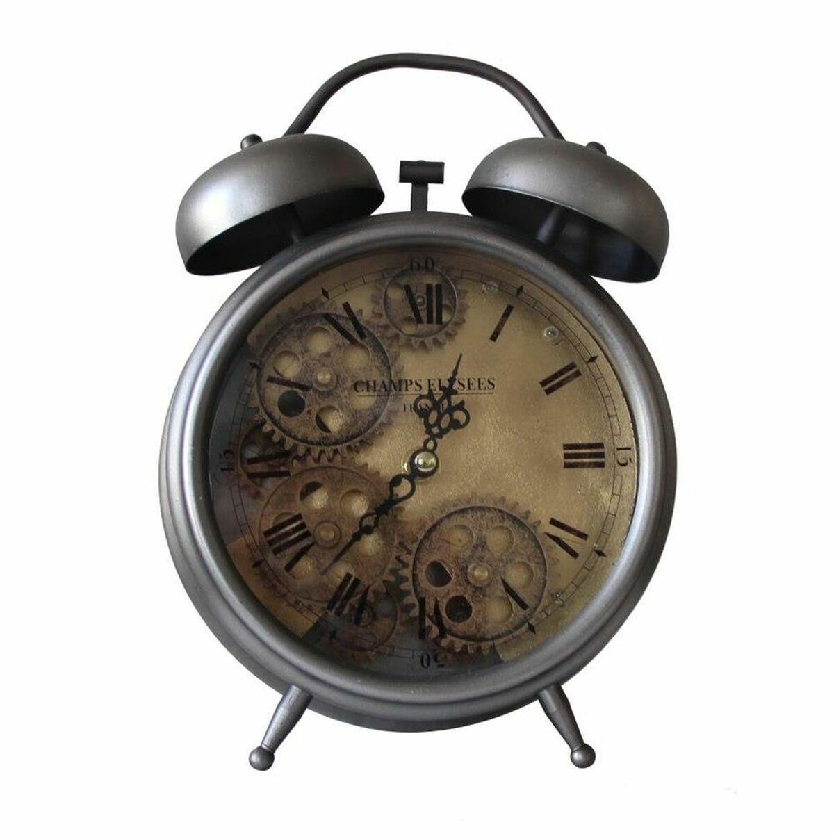 Table clock DKD Home Decor Silver-0