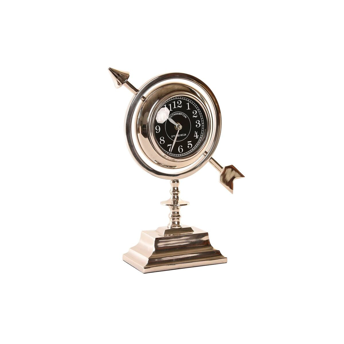 Table clock DKD Home Decor Silver-0