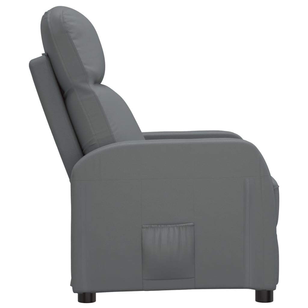 vidaXL Reclining Chair Leisure Recliner for Home Theater Cinema Faux Leather-0