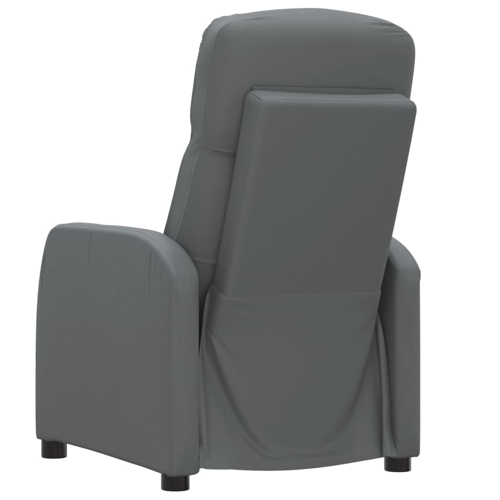 vidaXL Reclining Chair Leisure Recliner for Home Theater Cinema Faux Leather-4