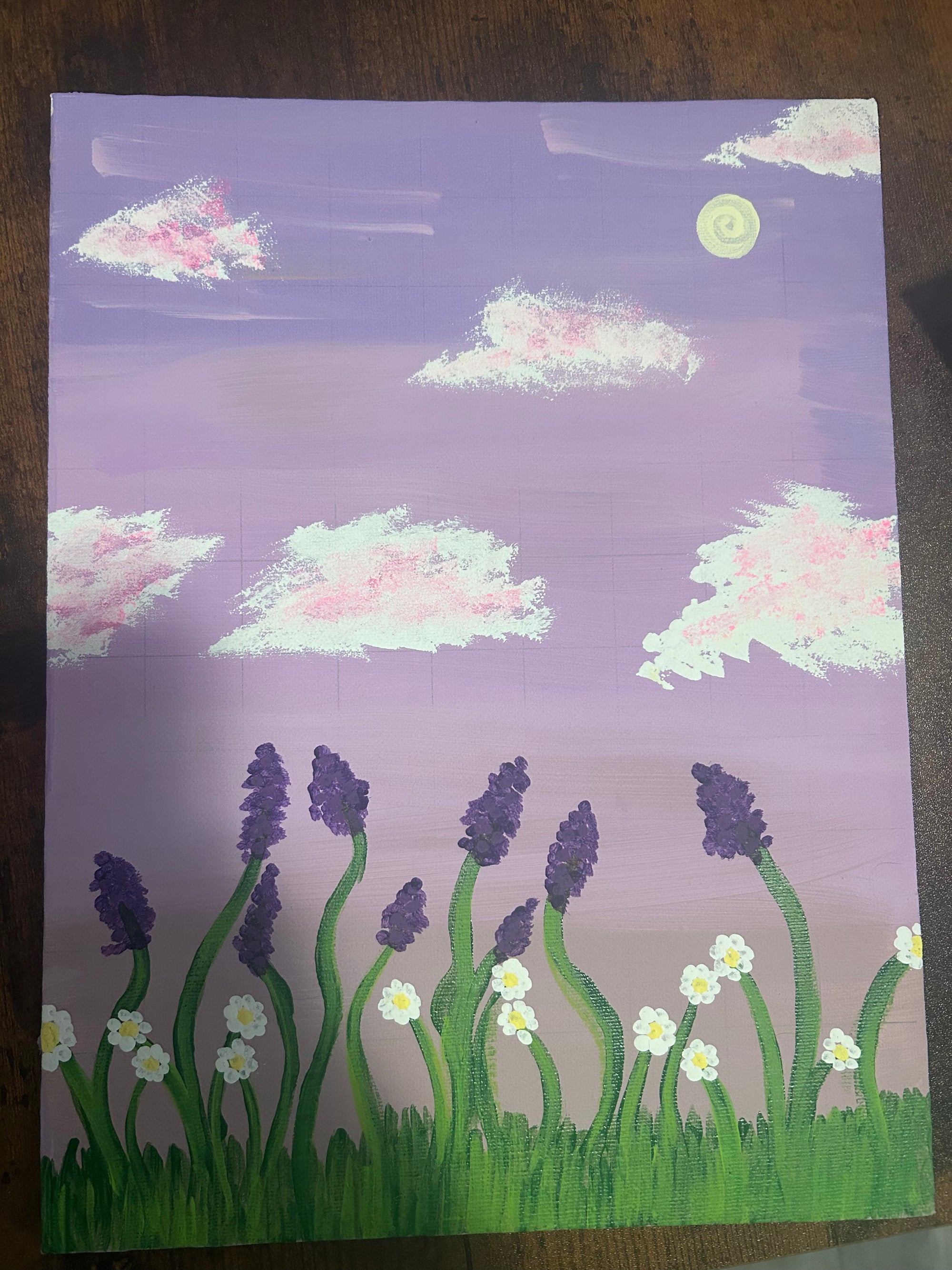 lilac skies