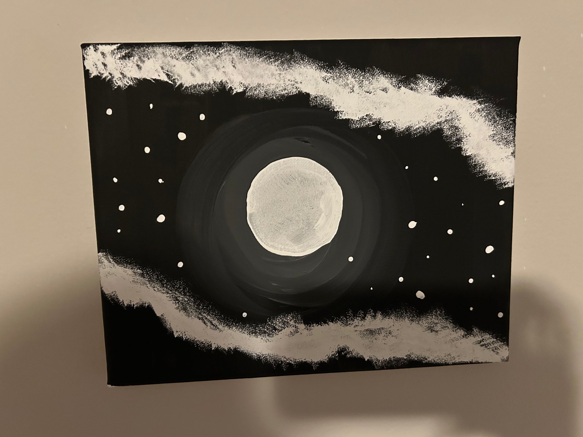 peeking moon