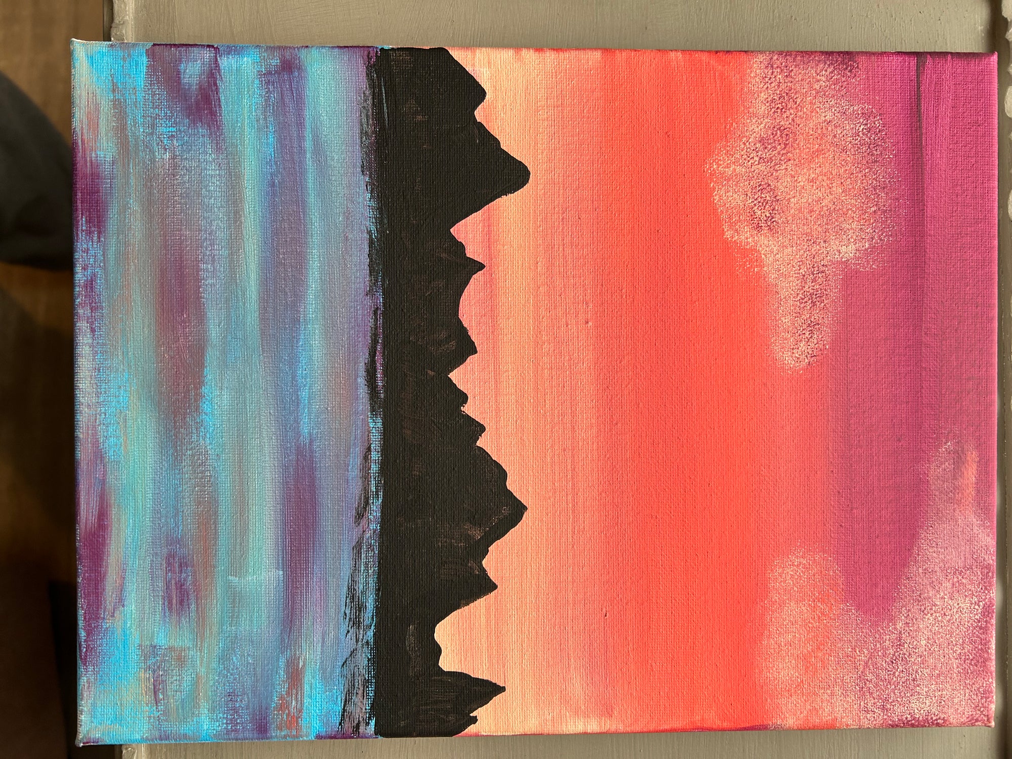 sunset mountains