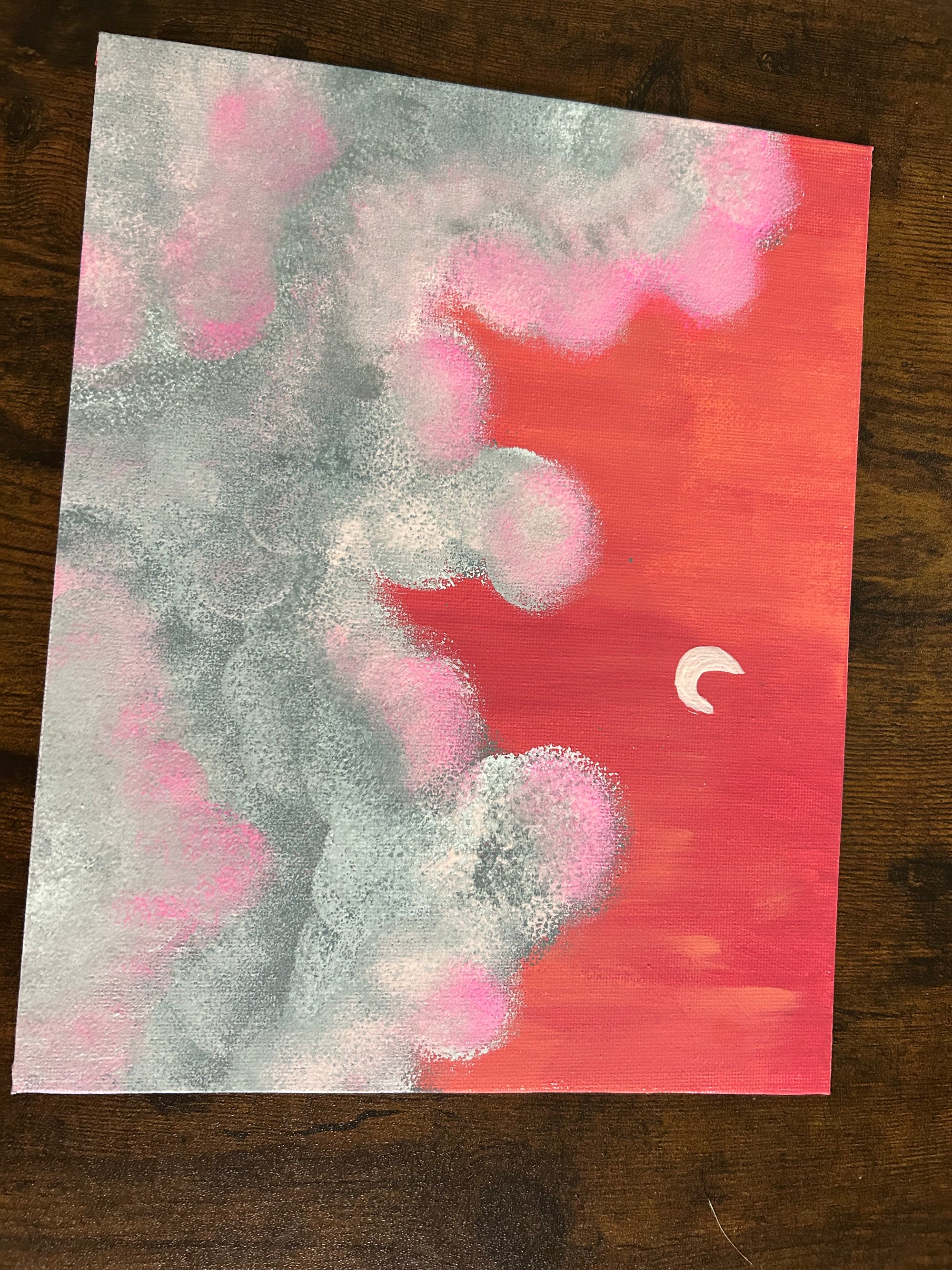 pink clouds