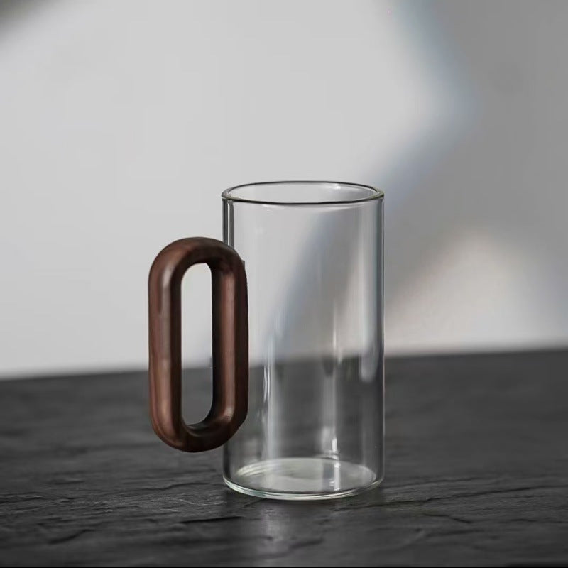 Household Borosilicate Glass Smoky Gray Water Cup