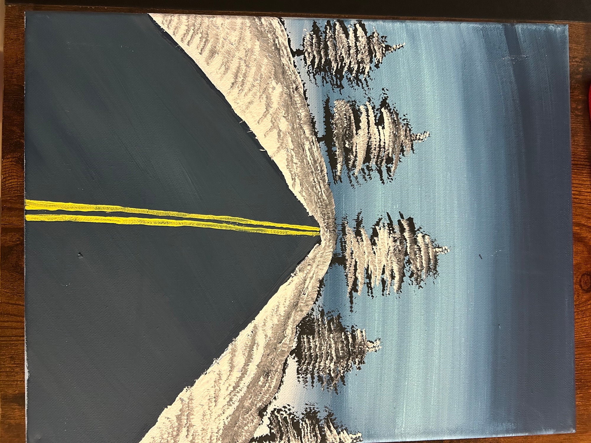 snowy road